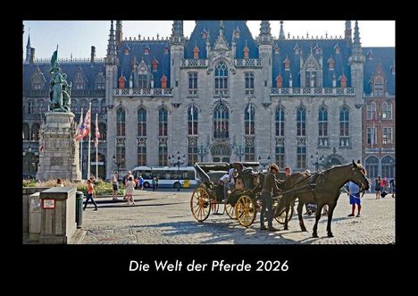 Tobias Becker: Die Welt der Pferde 2026 Fotokalender DIN A3, Kalender