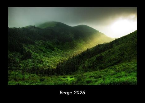 Tobias Becker: Berge 2026 Fotokalender DIN A3, Kalender