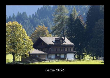 Tobias Becker: Berge 2026 Fotokalender DIN A3, Kalender