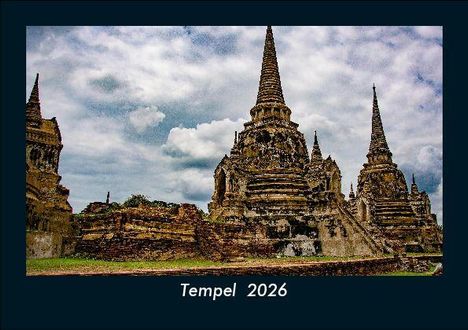 Tobias Becker: Tempel 2026 Fotokalender DIN A5, Kalender
