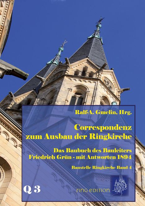 Covertext: "Correspondenz zum Ausbau der Ringkirche." Im Hintergrund eine kirchliche Architektur.