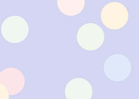 Eine Illustration mit pastellfarbenen Kreisen auf hellblauem Hintergrund. Keine Texte vorhanden.