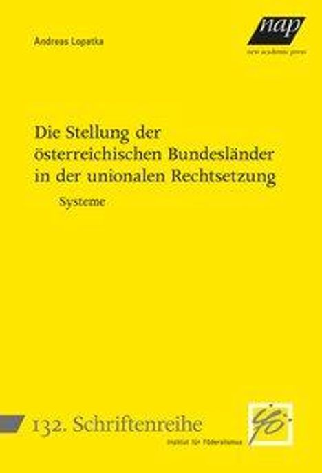 Andreas Lopatka: Lopatka, A: Stellung der österreichischen Bundesländer in de, Buch