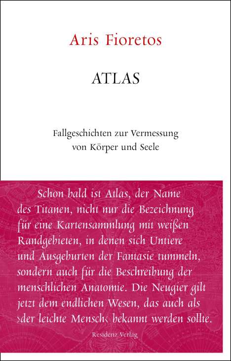 Aris Fioretos: Atlas, Buch