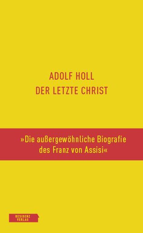 Adolf Holl: Der letzte Christ, Buch