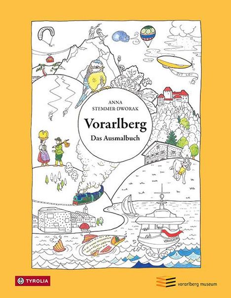 Vorarlberg. Das Ausmalbuch, Buch