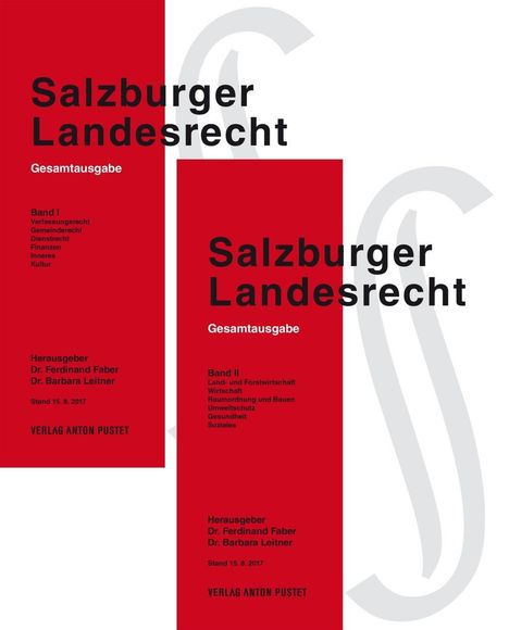 Salzburger Landesrecht 2017, Buch