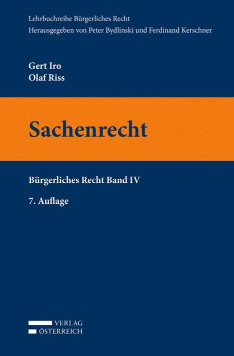 Gert Iro: Iro, G: Sachenrecht, Buch
