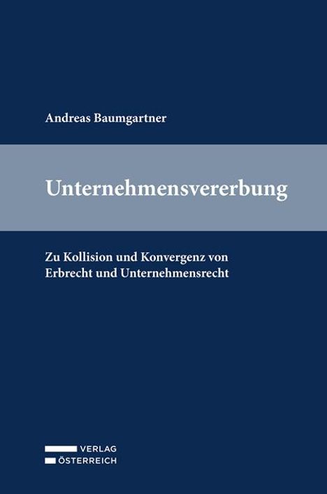 Andreas Baumgartner: Unternehmensvererbung, Buch
