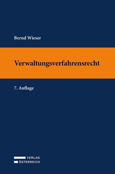 Bernd Wieser: Verwaltungsverfahrensrecht, Buch
