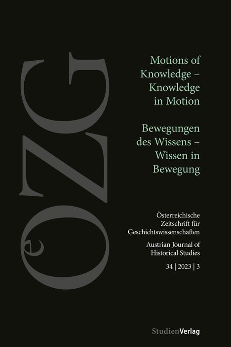 Österreichische Zeitschrift für Geschichtswissenschaften 34/3/2023, Buch