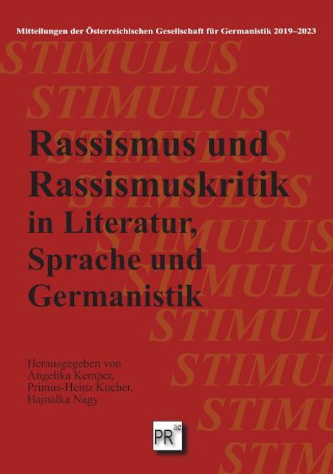 Rassismus und Rassismuskritik in Literatur, Sprache und Germanistik, Buch