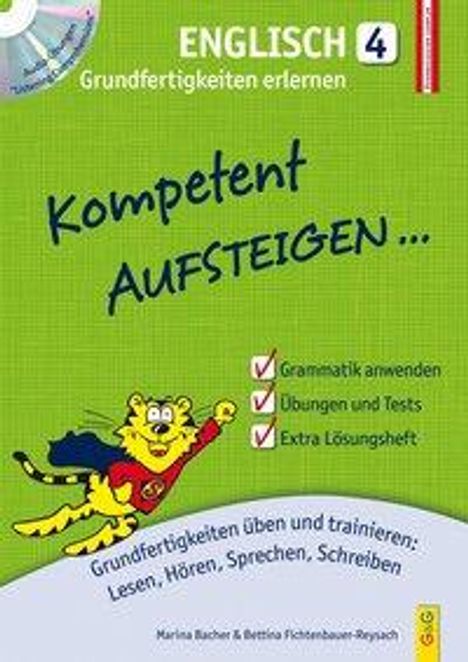 Marina Bacher: Kompetent Aufsteigen Englisch 4 - Grundfertigkeiten erlernen mit CD, Buch
