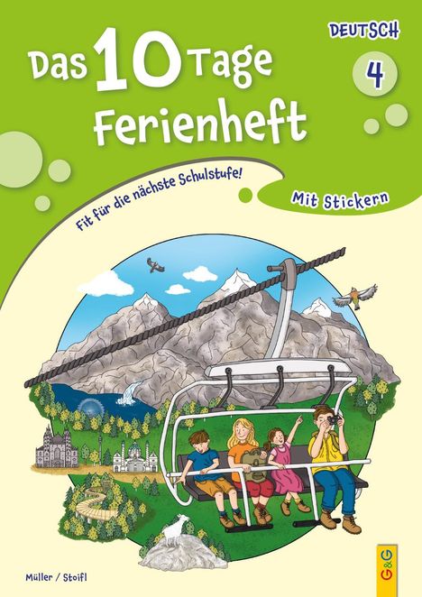 Verena Müller: Das 10 Tage Ferienheft Deutsch 4, Buch