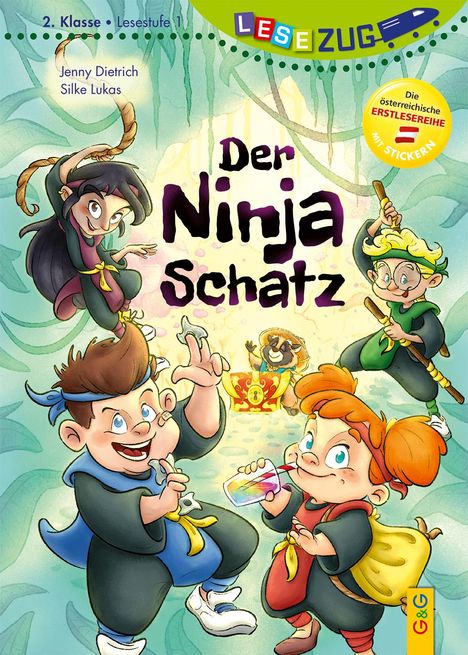 Jenny Dietrich: LESEZUG/2. Klasse - Lesestufe 1: Der Ninja-Schatz, Buch