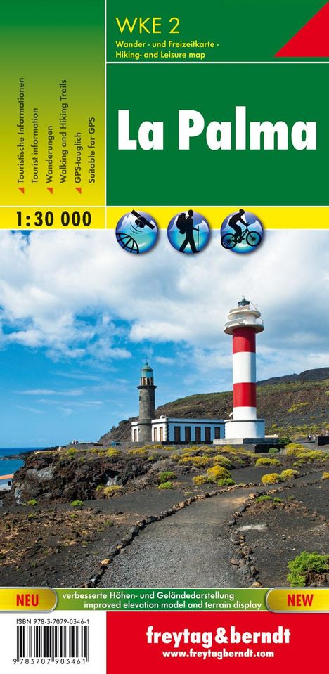 La Palma 1 : 30 000. Wander- und Freizeitkarte, Karten