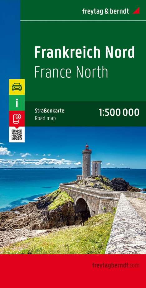 Frankreich Nord / France Nord 1 : 500 000. Autokarte, Straßenkarte, Karten