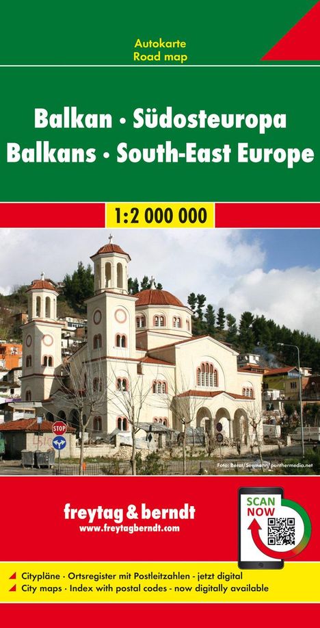 Balkan - Südosteuropa, Autokarte 1:2.000.000 LZ bis 2023, Karten