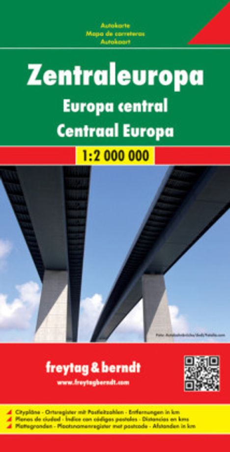 Zentraleuropa 1 : 2 000 000. Autokarte, Karten