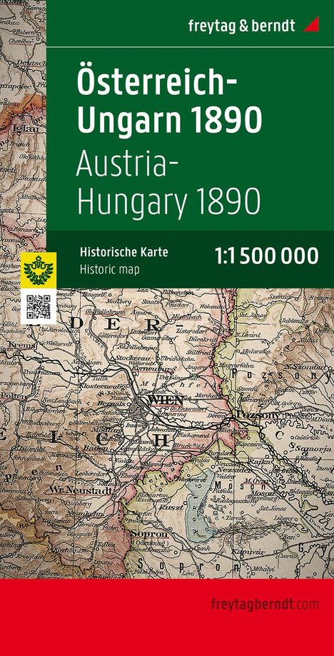 Österreich-Ungarn 1890, 1:1,5 Mio., Historische Karte, Karten