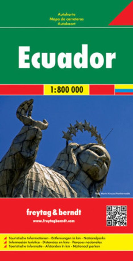 Ecuador, Autokarte 1:800.000, Karten