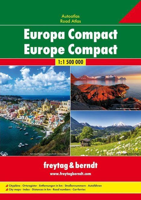 Europa Compact Autoatlas 1 : 1.500.000, Buch