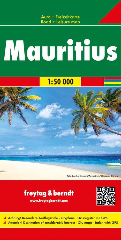 Mauritius - Rodrigues, Autokarte 1:50.000, Karten