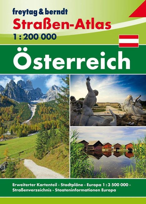 Österreich, Straßen-Atlas 1:200.000, Buch