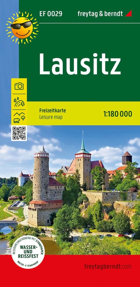 Lausitz, Erlebnisführer 1:170.000, freytag &amp; berndt, EF 0029, Karten