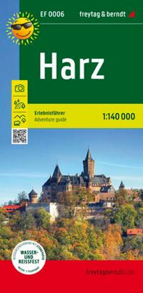 Harz, Erlebnisführer 1:140.000, freytag & berndt, EF 0006, Karten