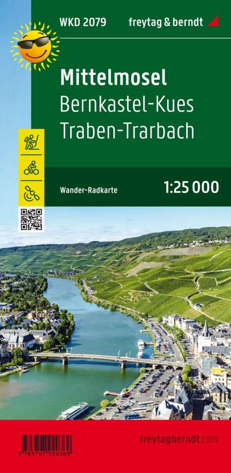 Mittelmosel - Bernkastel-Kues - Traben-Trarbach, Wanderkarte 1:25.000, Karten