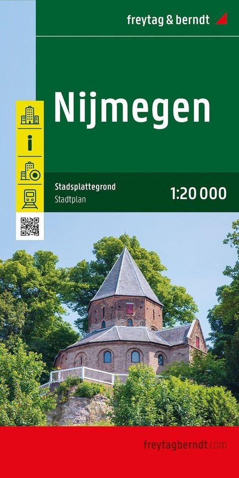 Nijmegen, Stadtplan 1:20.000, freytag &amp; berndt, Karten