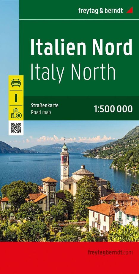 Italien Nord, Straßenkarte 1:500.000, freytag &amp; berndt, Karten