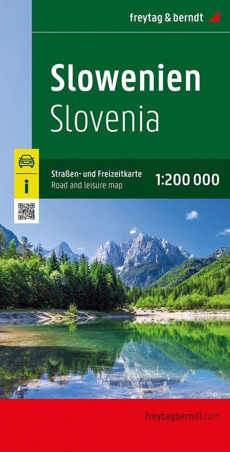 Slowenien, Straßen- und Freizeitkarte 1:200.000, freytag &amp; berndt, Karten