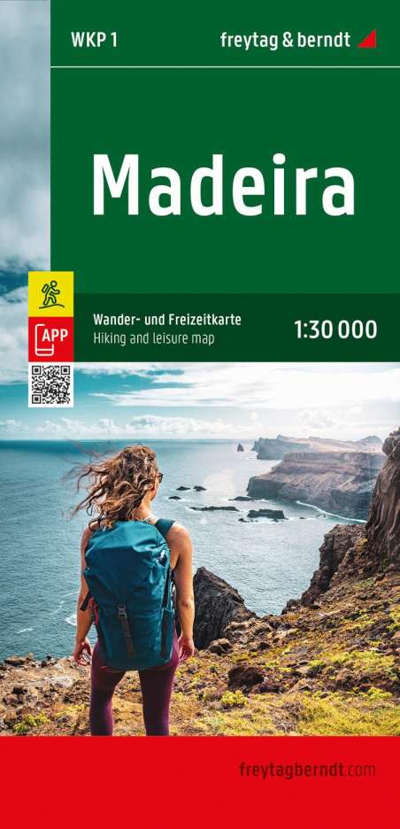 Madeira, Wander- und Freizeitkarte 1:30.000, freytag &amp; berndt, Karten