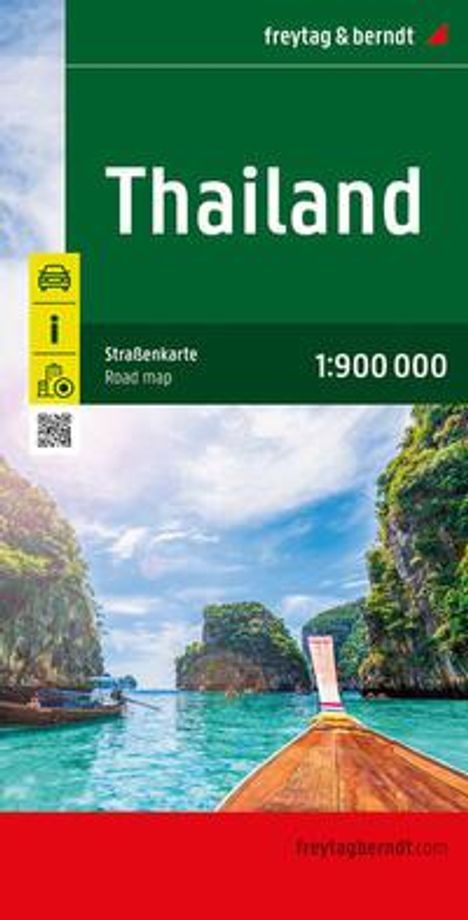 Thailand, Autokarte 1:900.000, freytag & berndt, Karten