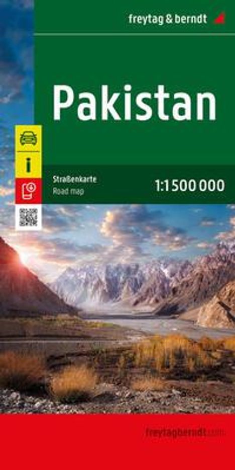 Pakistan, Autokarte 1:1.500.000, freytag & berndt, Karten