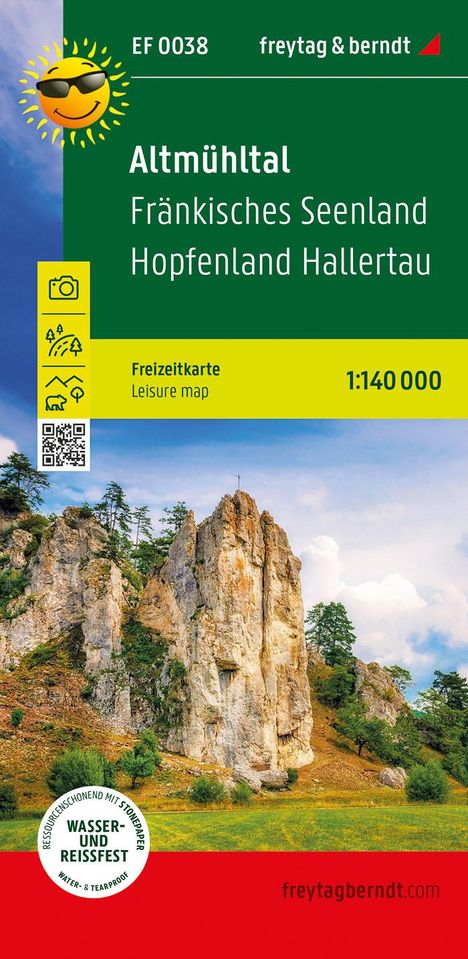 Altmühltal, Erlebnisführer 1:140.000, freytag &amp; berndt, Karten