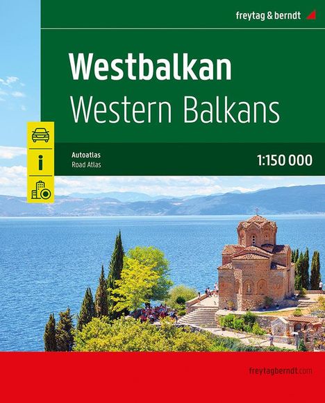 Westbalkan, Straßenatlas 1:150.000, freytag &amp; berndt, Buch