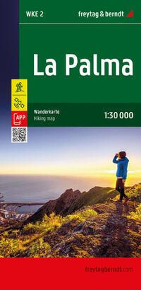 La Palma, Wanderkarte 1:30.000, freytag &amp; berndt, Karten