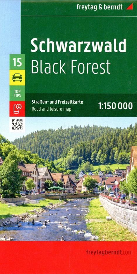 Schwarzwald, Straßen- und Freizeitkarte 1:150.000, freytag &amp; berndt, Karten