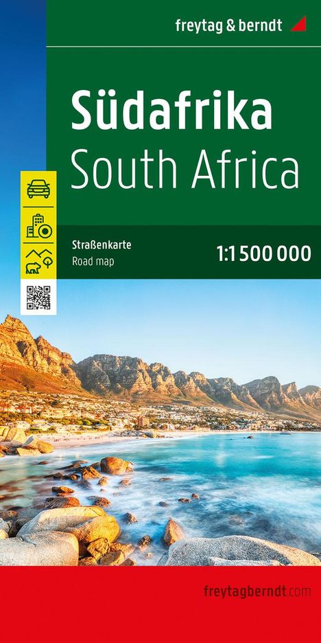 Südafrika, Straßenkarte, 1:1.500.000, freytag & berndt, Karten