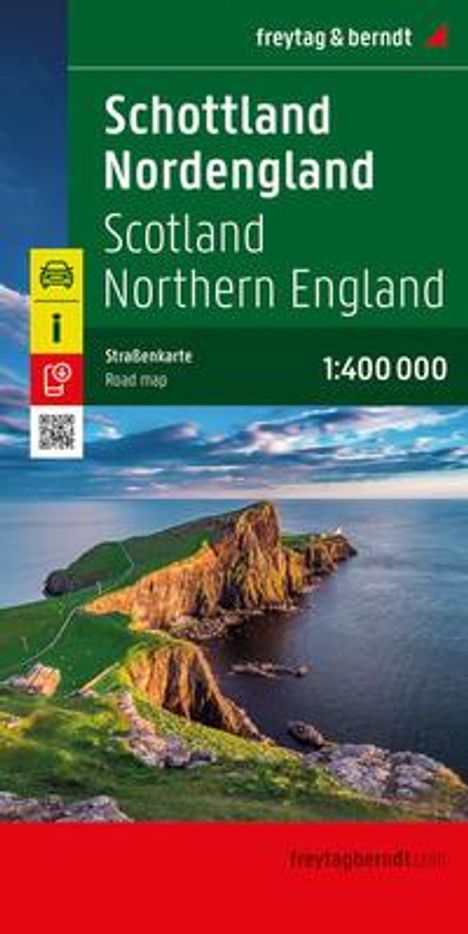 Schottland - Nordengland, Autokarte 1:400.000, freytag &amp; berndt, Karten