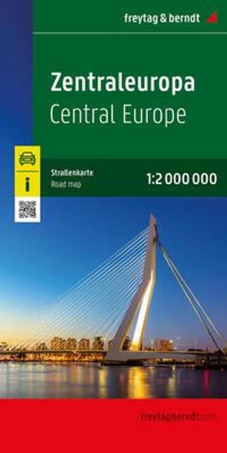 Zentraleuropa, Straßenkarte 1:2.000.000, freytag &amp; berndt, Karten