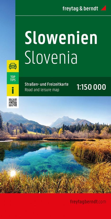 Slowenien, Straßen- und Freizeitkarte 1:150.000, freytag & berndt, Karten