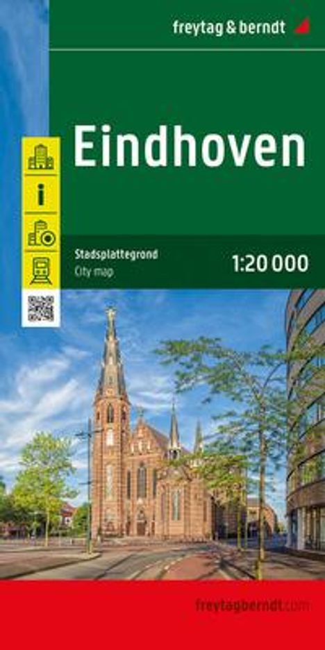 Eindhoven, Stadtplan 1:20.000, freytag & berndt, Karten