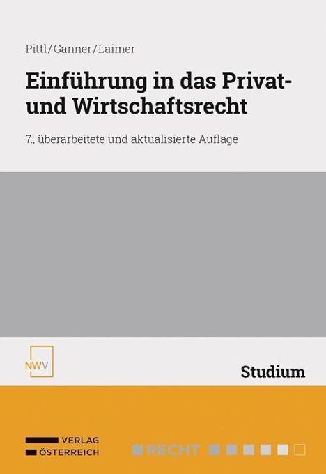 „Einführung in das Privat- und Wirtschaftsrecht“, 7. Auflage. Verlag Österreich Logo unten links.