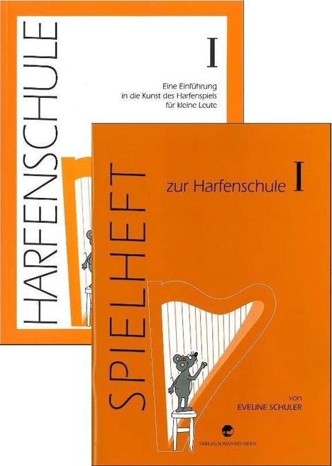 Eveline Schuler: Harfenschule. Eine Einführung in die Kunst des Harfenspiels für kleine Leute / Harfenschule. Eine Einführung in die Kunst des Harfenspiels für kleine Leute + Spielheft, Buch