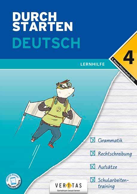 Jutta Hofer: Durchstarten 4. Klasse - Deutsch Mittelschule/AHS - Lernhilfe, Buch