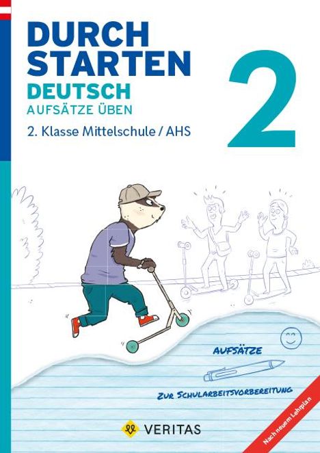 Jutta Hofer: Durchstarten 2. Klasse - Deutsch Mittelschule/AHS - Aufsätze, Buch